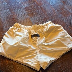Essentials Women's Light Tan Athletic Shorts!  Super cute!